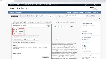 Web of Science: Funding and Journal Impact Factor (Part 3/5)