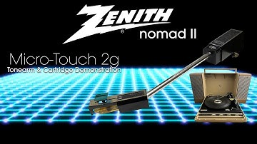 Zenith Micro-Touch 2G Tonearm & Cartridge Demonstration (Zenith Nomad II Portable Record Player)