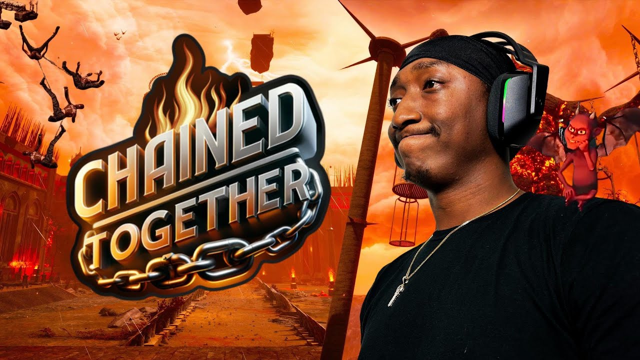 I DONT HAVE ANY BRAINCELLS LEFT! | CHAINED TOGETHER (HILARIOUS) - YouTube