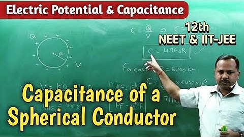 14. Capacitance of a spherical conductor | Class 12th | Physics handwritten notes #cbse
