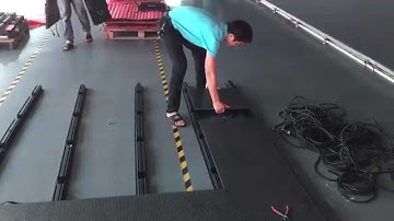 How to Set up assemble LED Video Dance Floor P8.9