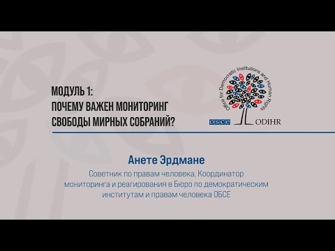 Модуль 1 - Почему важен мониторинг свободы мирных собраний?