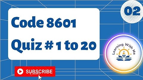 AIOU Quiz 8601🙂 With Correct Answers Part 2 ||Solved quiz of 8601 || @mashaliqbalofficial06