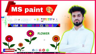 MS paint 🎨 flower 🌺 design #mspaint #painting #flowerdesign