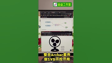 #Node-Red 💁‍♂️ #UIbuilder VUE.js 整合 #Archer 做SVG圖控應用