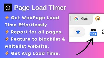 #PageLoadTimer: How to get the web page load time effortlessly | Free Tool