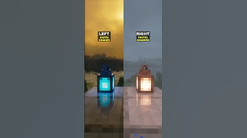 🌧️ Minecraft Shaders: Kappa or Pastel? #shorts