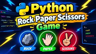 Python rock paper scissors game #python #fyp #shorts #subscribe