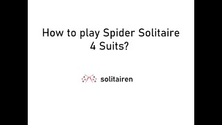 How to play Spider Solitaire 4 Suits Free Online? screenshot 5