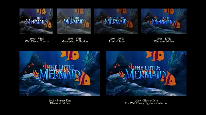 The Little Mermaid | 30 Years of Video Editions Comparison