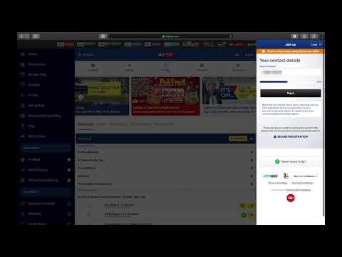LazyBet.co.uk how to signup with SkyBet