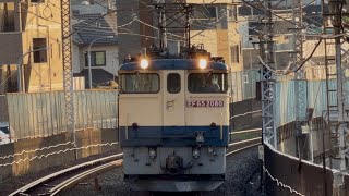 【4K高画質】PF代走✨【EF65-2080  単機回送】国鉄EF65形2000番台2080号機が単機で南浦和駅6番線を通過するシーン（単2076レ・新A6169・コンテナ輸送）2026.5.18