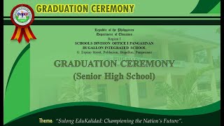 Bugallon Integrated School SHS Virtual Graduation 2020