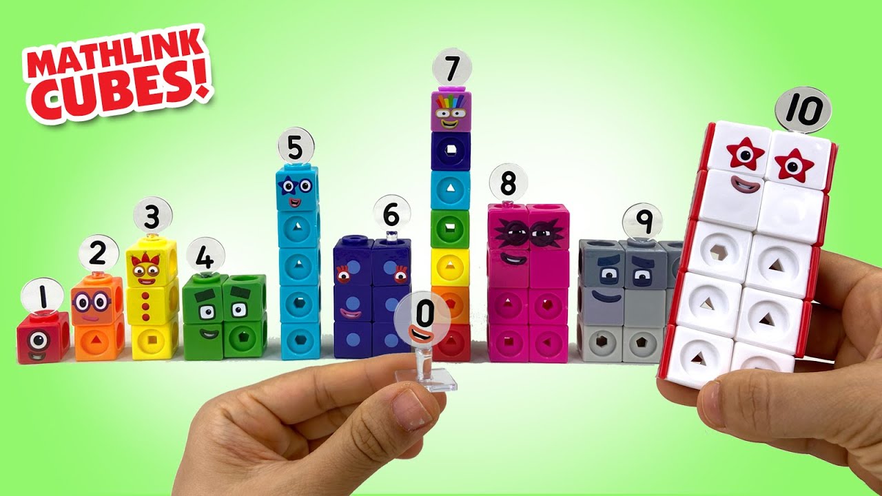 Let's Build Numberblocks Mathlink Cubes Zero to Ten by Learning Resources  || Keiths Toy Box