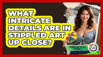 What Intricate Details Are In Stippled Art Up Close? - Drawing and Painting Academy