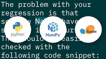 Scikit-learn : Input contains NaN, infinity or a value too large for dtype (
