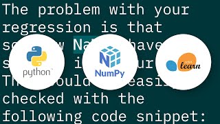 Scikit-learn : Input contains NaN, infinity or a value too large for dtype ('float64')