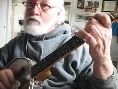 Slide clawhammer Makin Faces banjo