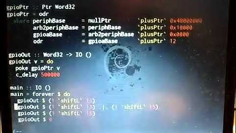Haskell code is running on Cortex-M3!