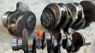 True Connection is Always Strong || Another How Fearless Mechanic Connect Broken Engine Crank-Shaft