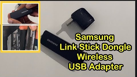 Hoe u de Samsung Link Stick USB-dongle draadloos op uw tv kunt aansluiten via wifi om het signaal...