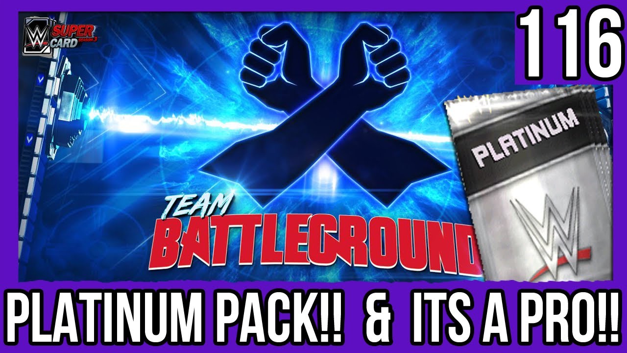 PLATINUM PACK REWARDS! ANOTHER PRO! WWE SUPERCARD S3 
