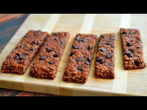 Vegan Chocolate Chip Breakfast Oatmeal Bars (Chewy)