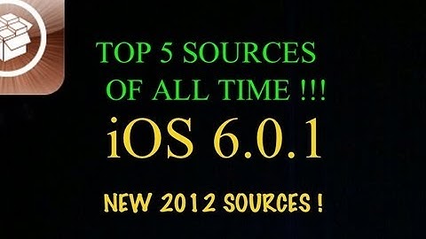 TOP 5 CYDIA SOURCES of ALL TIME ! (HOW TO ADD SOURCES/REPOS TO CYDIA)