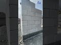Кладка стен в двухэтажном доме из газоблоков #строительство #стройка  #construction #дом #газобетон