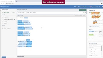 Match Email  Address Using Regular expression