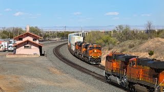 [4K] Railfanning BNSF on Clovis & Gallup Subs