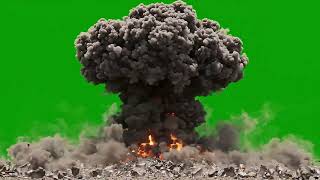 15 Green Screen Explosion Effects Pack | Realistic Fire Blast VFX Bundle