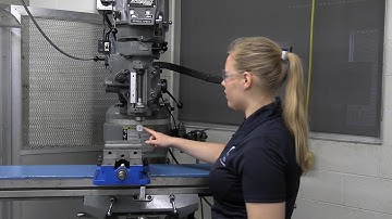Checking the Alignment of the Vise on the Mill