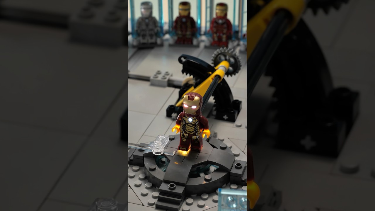 Building Mk. 42 Suit-Up Scene with LEGO #lego #legomoc #ironman