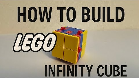 HOE JE EEN LEGO infinity cube bouwt