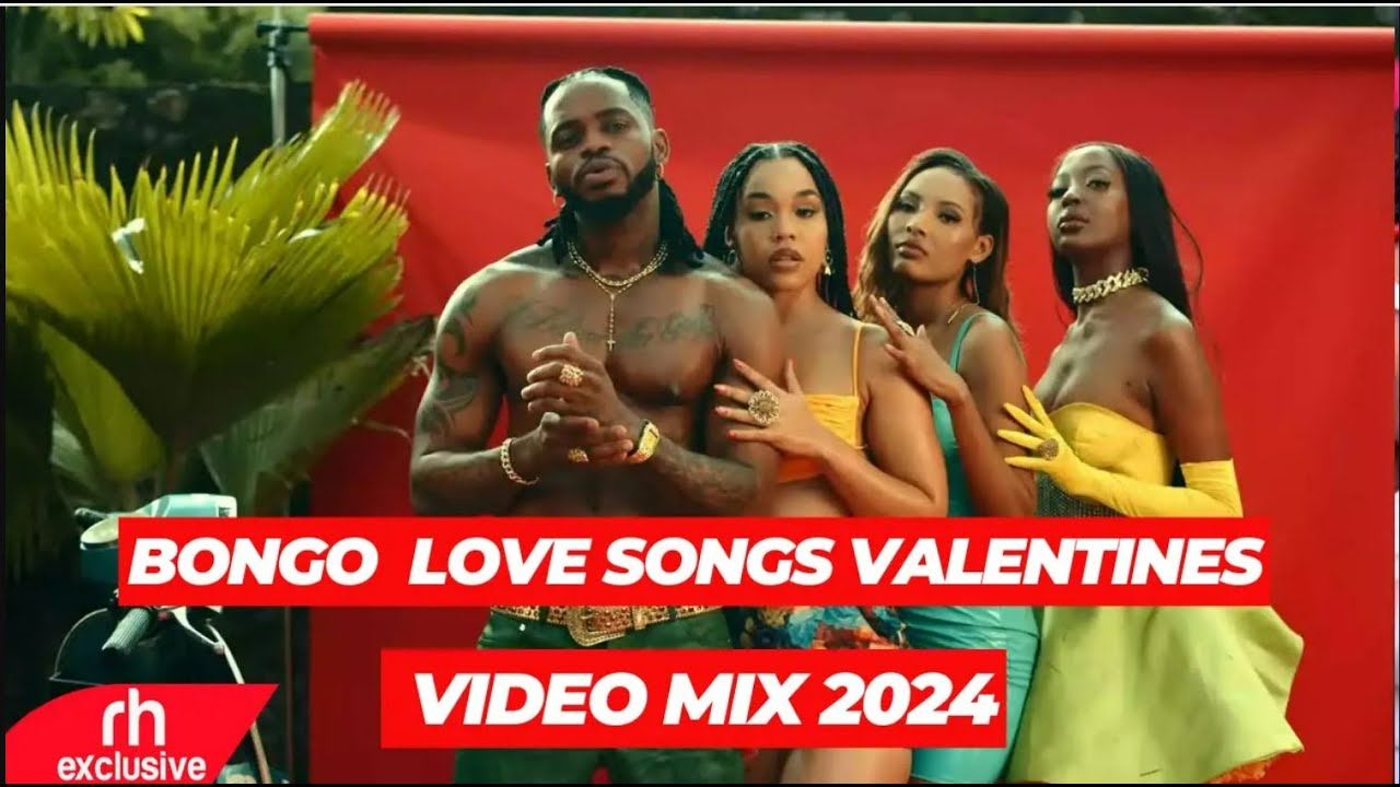 BONGO LOVE SONGS VALENTINES VIDEO MIX 2024 BY DJ BUSHMEAT FT MAPOZ DIAMOND PLATNUMZJAY MELODOY