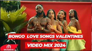 BONGO LOVE SONGS VALENTINES VIDEO MIX 2024 BY DJ BUSHMEAT FT MAPOZ DIAMOND PLATNUMZ,JAY MELODOY,