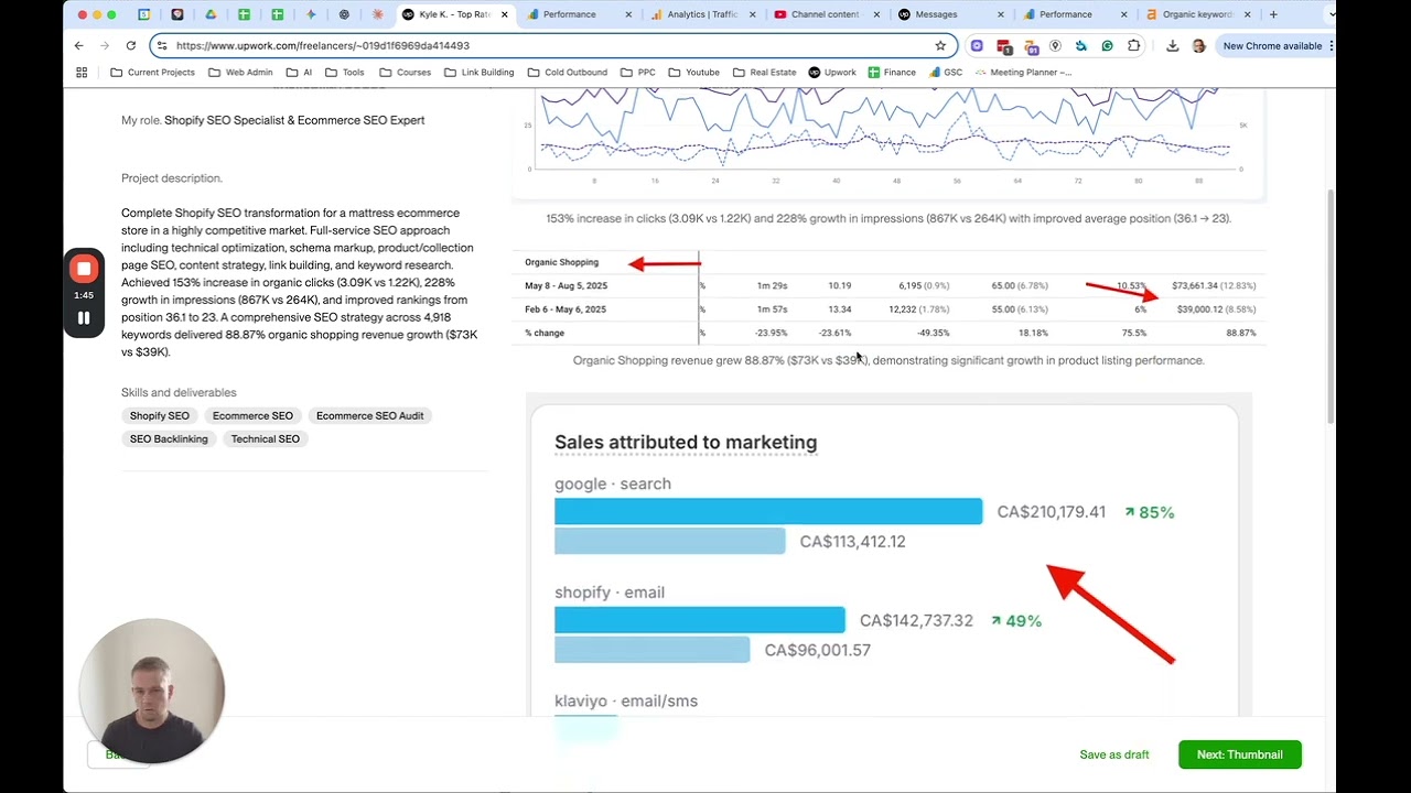 Shopify SEO Case Study: 153% Traffic Growth for Mattress Brand (Competitive Market)