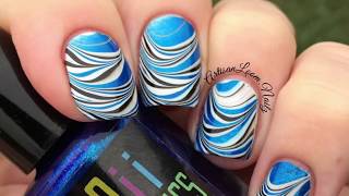 Artisanloom.Nailz Watermarble Nails Collection Part 1