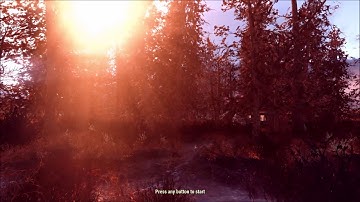 Fallout 76 B.E.T.A menu