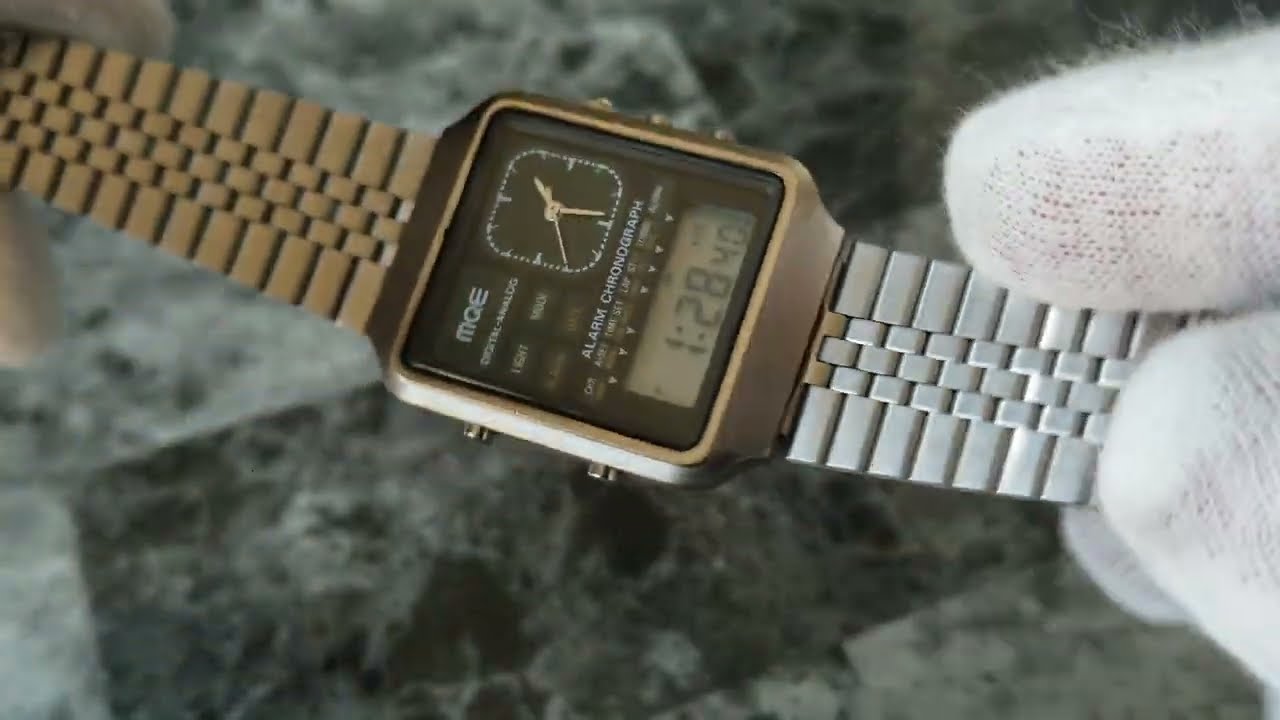 1983 Lambda MQE Digi-ana Digital Analog Men's Watch - YouTube