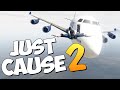 GTA 5 Mods : Just Cause 2 - САМОЛЕТ VS ПОЕЗД