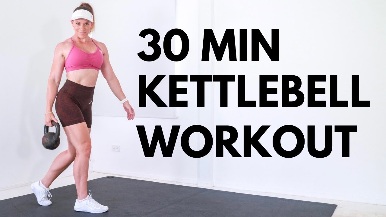 INTENSE FULL BODY KETTLEBELL WORKOUT 30 Min Kettlebell Fat Burning