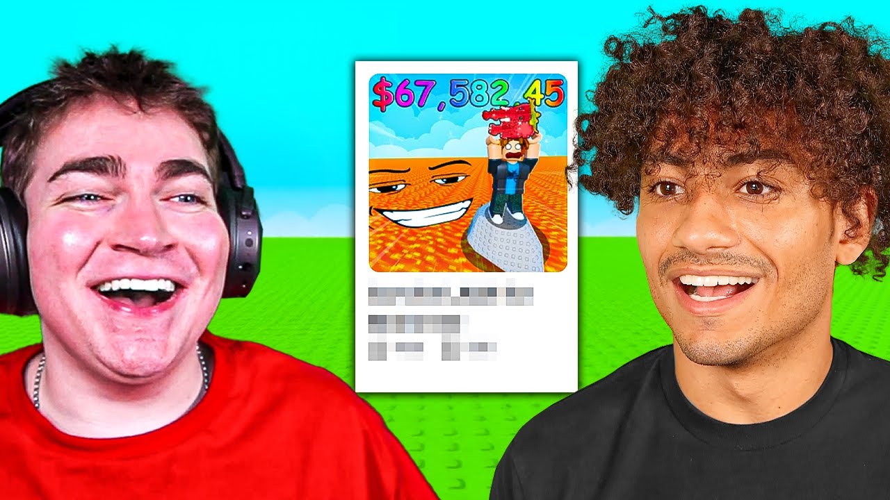 Showing FOLTYN my new ROBLOX game!