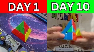 Becoming A TOP PYRAMINX PLAYER in 10 DAYS