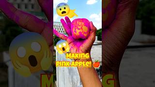 Making Pink Apple With Gulal? Part 1