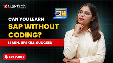 Can you learn SAP without coding? | ZaranTech