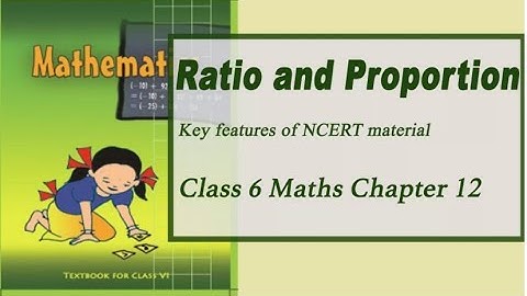 Introduction - Ratio and Proportion - Chapter 12 | Exercise 12.1 |  Class 6th Maths | CBSE