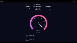 Spectrum Fiber To The Home Speed Tests