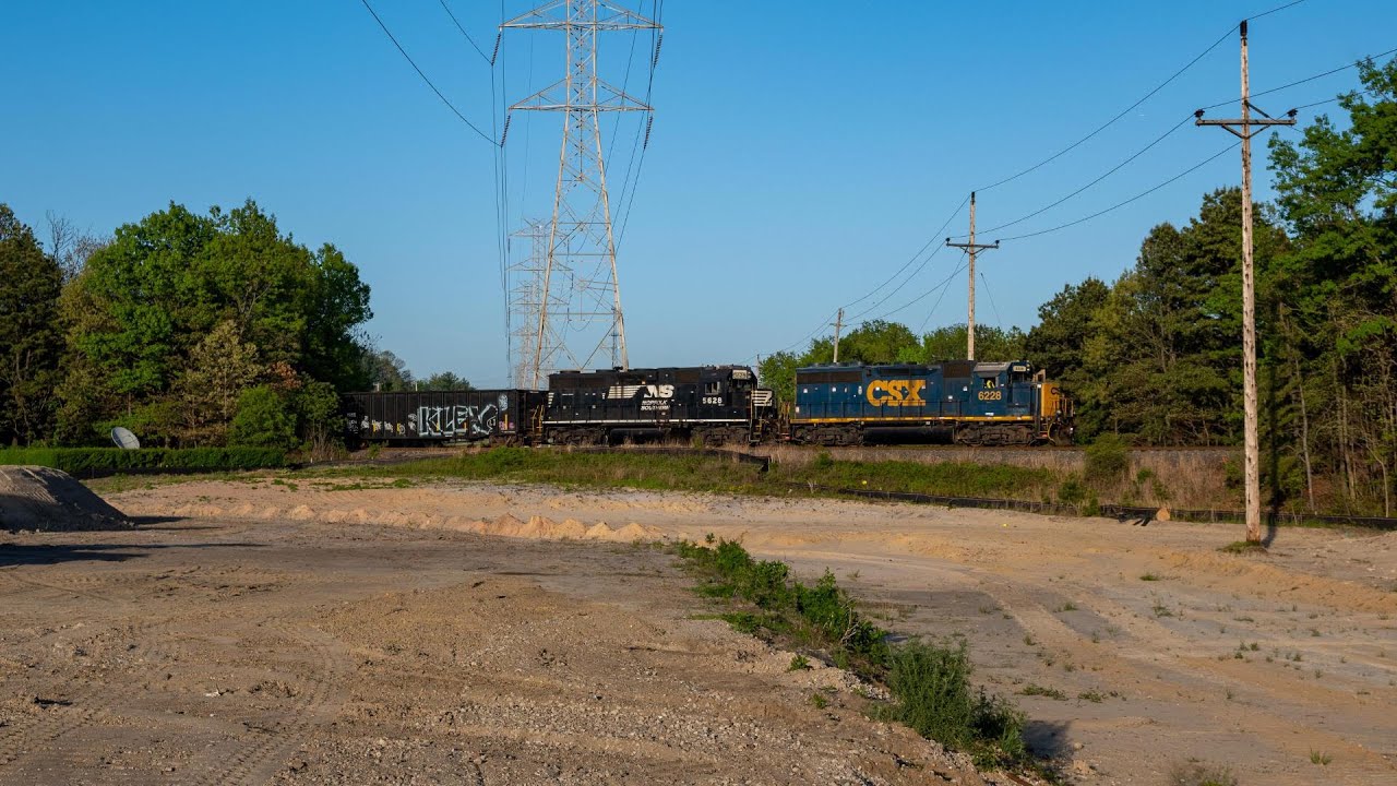 Conrail SA22 Chase to CMC Steel, Railfanning Sayreville, NJ 5/2/24 YouTube